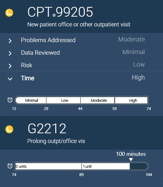 Time-based leveling with visuals to show the number of units (including Prolonged Services).